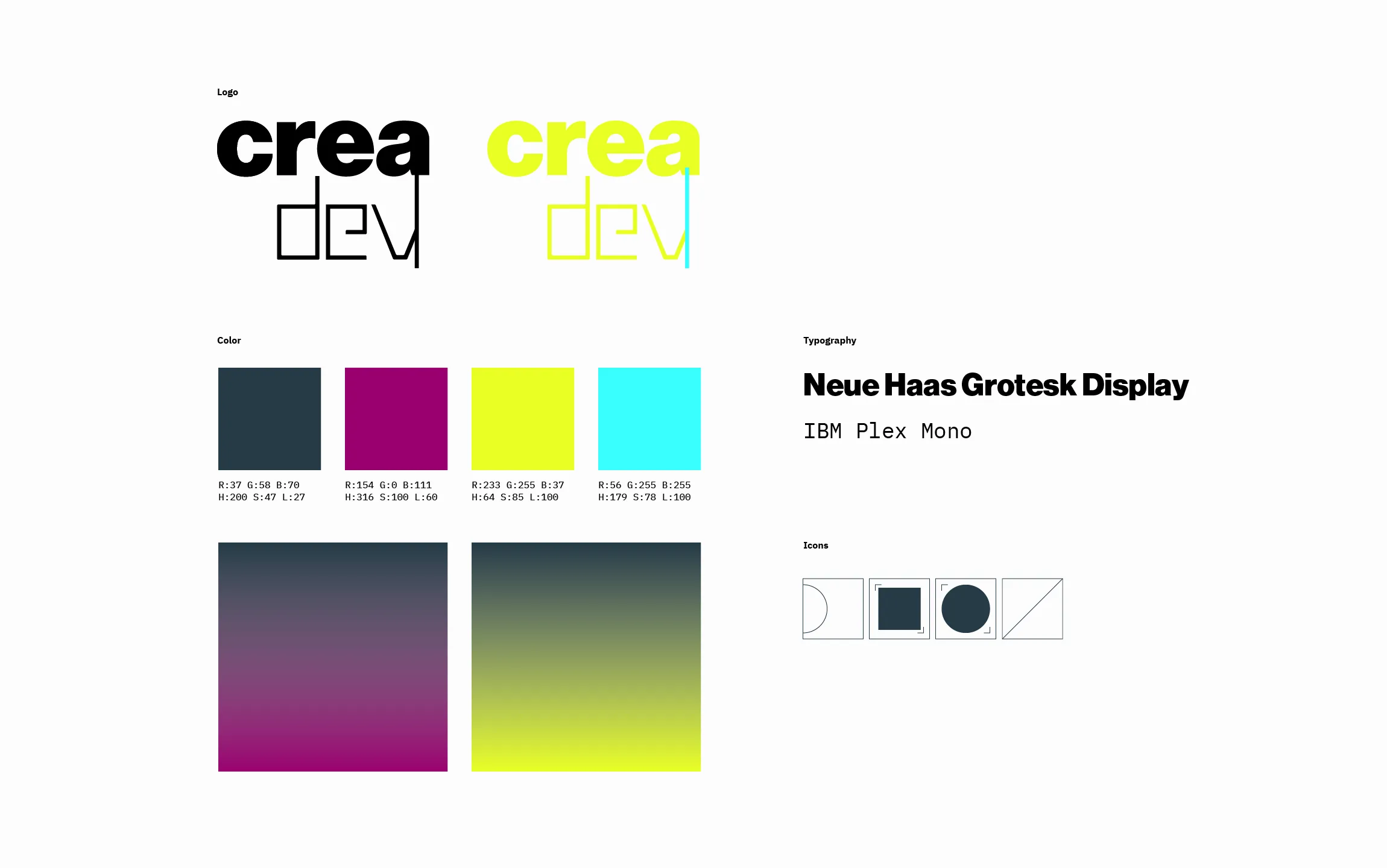 crea.dev brand guidelines