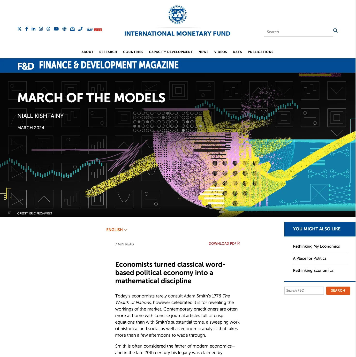 March of the Models